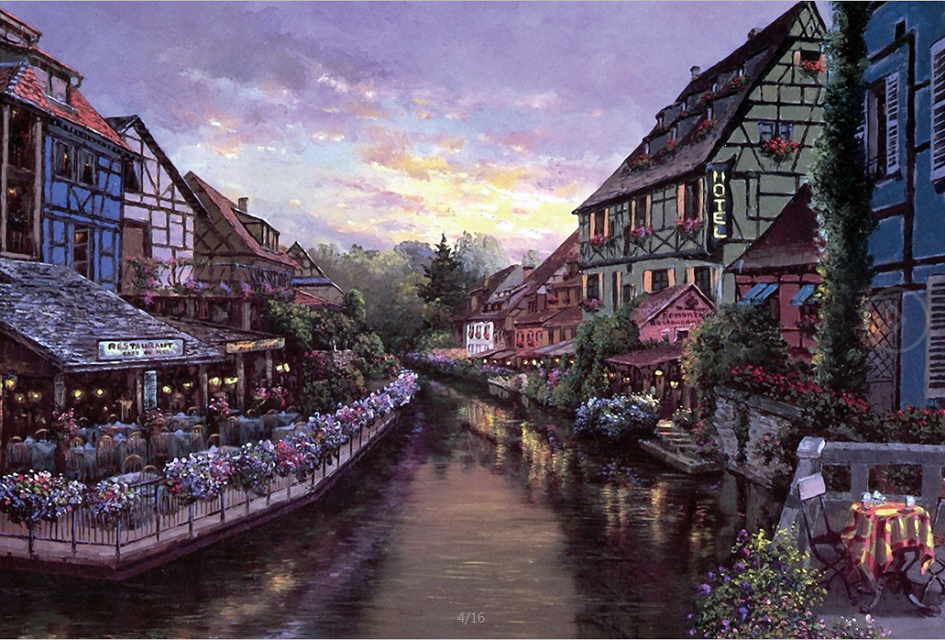 Nordic Lavender Theme Store 1000 Pieces Jigsaw Puzzles