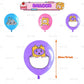 32pcs Cartoon Lanbox Birthday Balloons Party Decorations