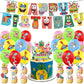 32pcs Cartoon Sponge Birthday Balloons Party Decorations