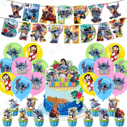 Cartoon Blue Koala Birthday Balloons Party Decorations