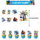 Cartoon Blue Koala Birthday Balloons Party Decorations
