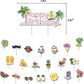 48pcs Tropical Summer Beach Birthday Balloons Party Decorations