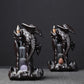 Black Dragon Climbing Mountain with Gem Backflow Incense Burner