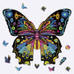 Colorful Butterfly Jigsaw Puzzles Magic Unique Animal Shaped Wooden Puzzles