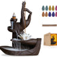 Zen Buddhism Avalokitesvara Hand Lotus Backflow Incese Burner | Backflow Buddha Incense Burner