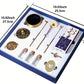 Agarwood Chinese Brass Incense Burner Set Powder Making Kit