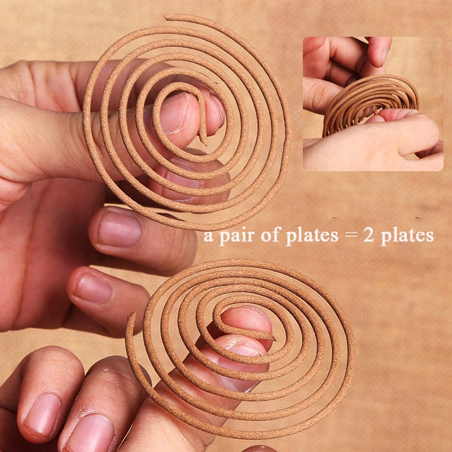 48pcs Spiral Incense Coils Odor Aroma 4 Hours