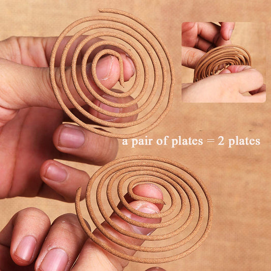 48pcs Spiral Incense Coils Odor Aroma 4 Hours