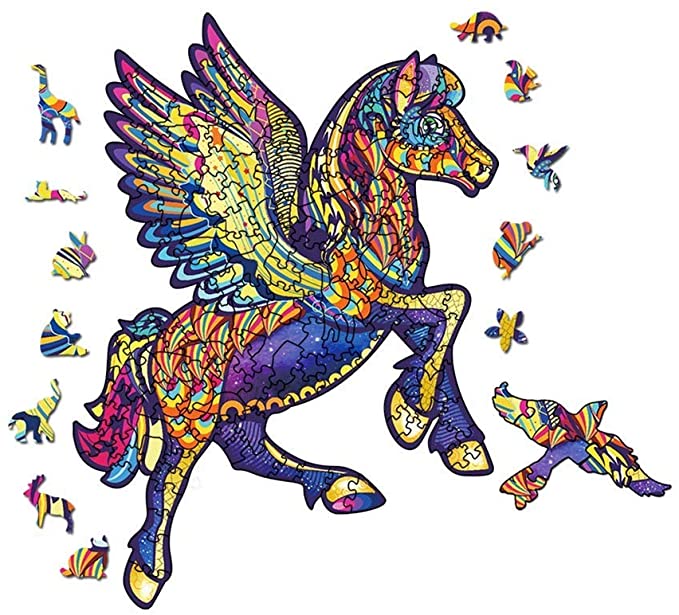 Unicorn Jigsaw Puzzles - Unique Shaped Wooden Puzzles